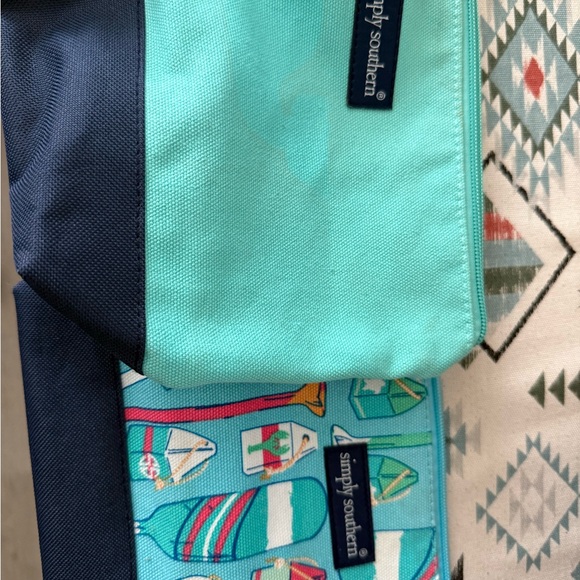 Simply Southern Turquoise and Navy Bags - Picture 1 of 3
